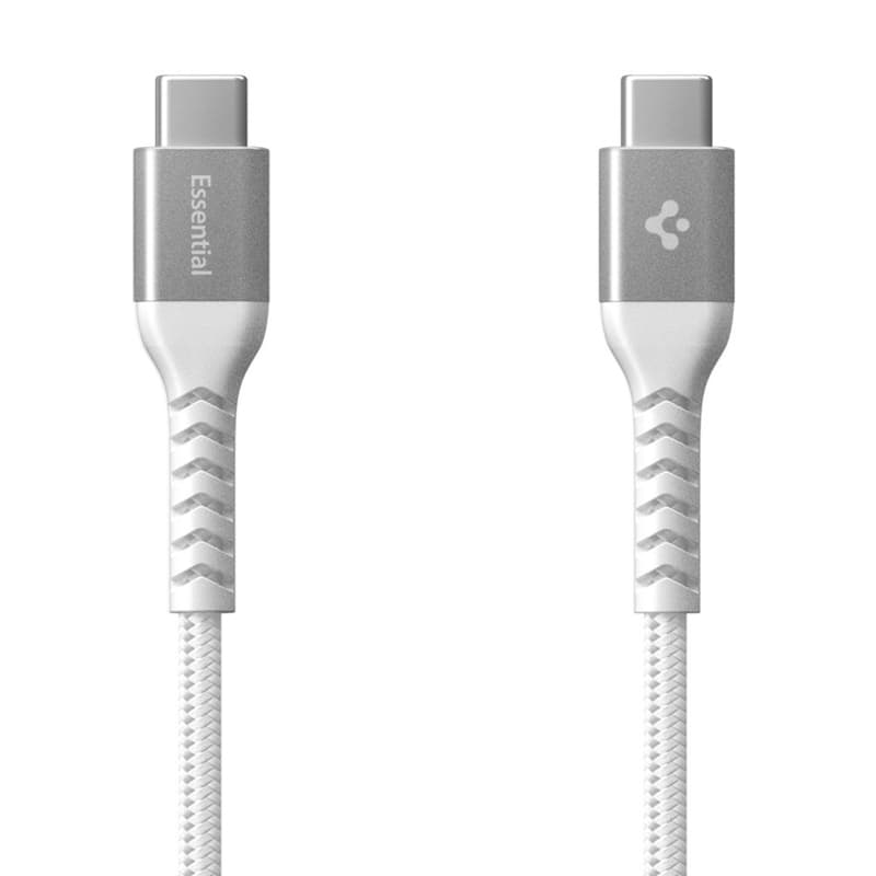 Spigen EB10010CCA Essential - USB-C to USB-C Cable 100W 1m (White) 2