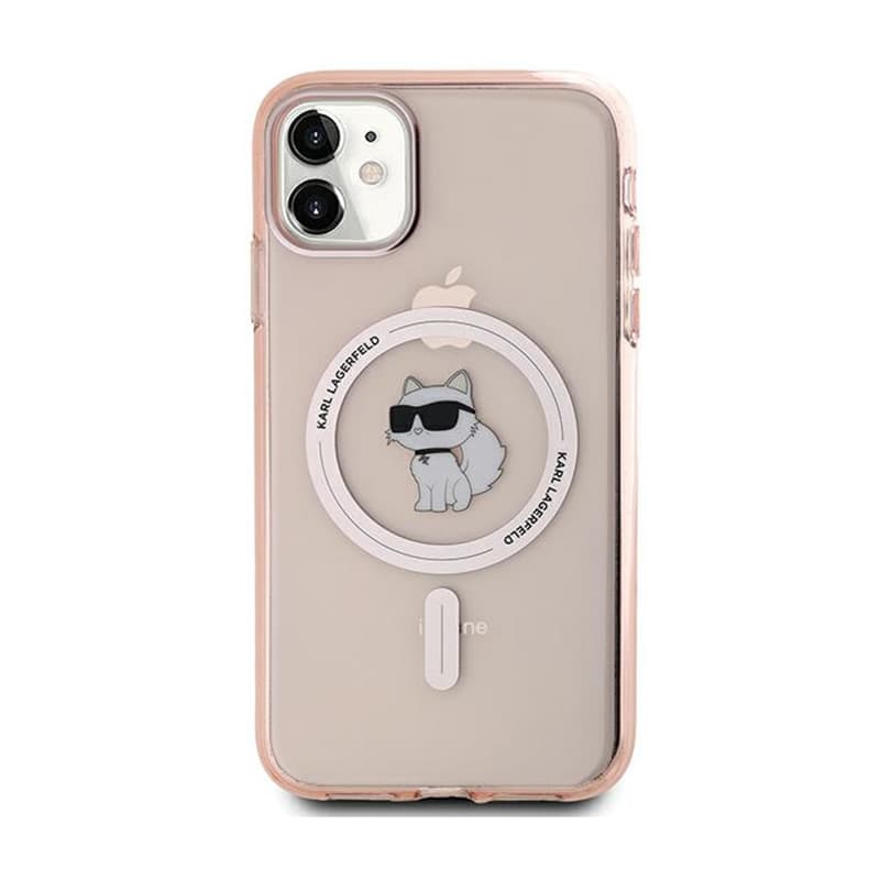 Karl Lagerfeld IML Choupette MagSafe - Case for iPhone 11 (Pink) 3