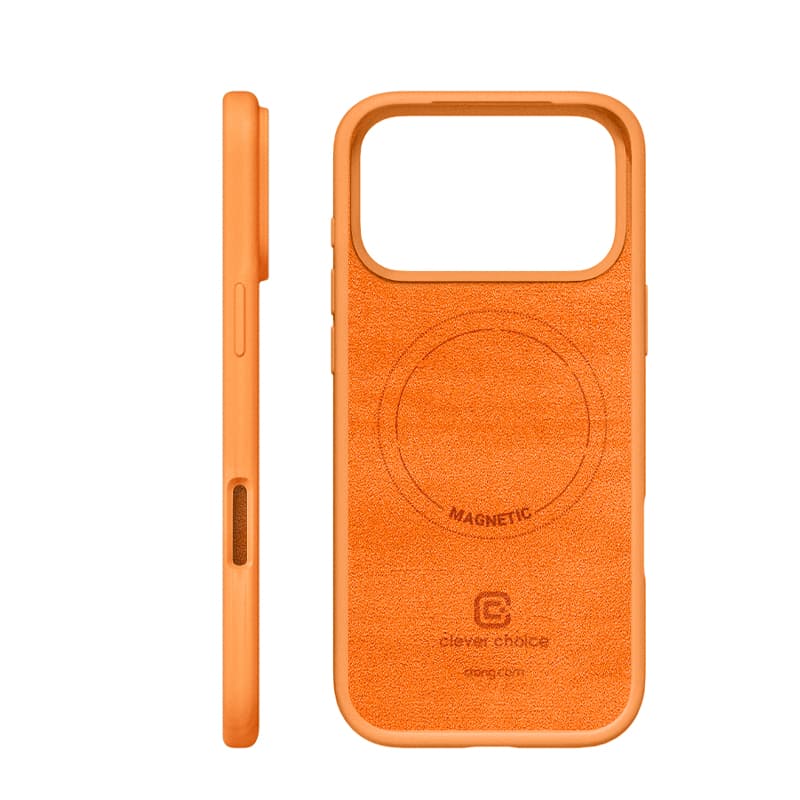 Crong Color Cover Magnetic - MagSafe iPhone 17 Pro Case (Orange) 2