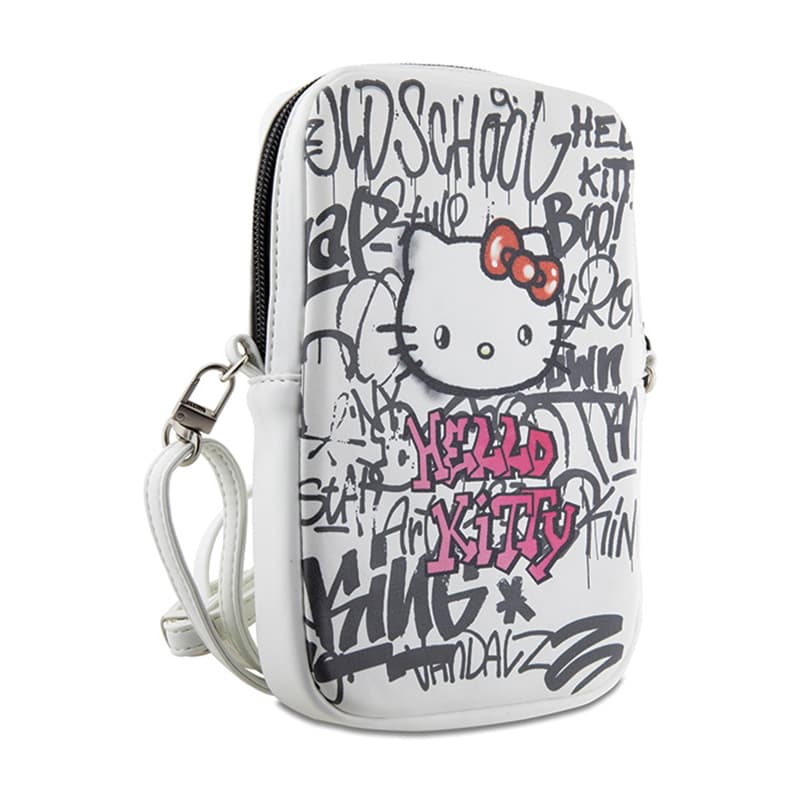 Hello Kitty Graffiti Kitty Head - Crossbody bag for phone (white) 3