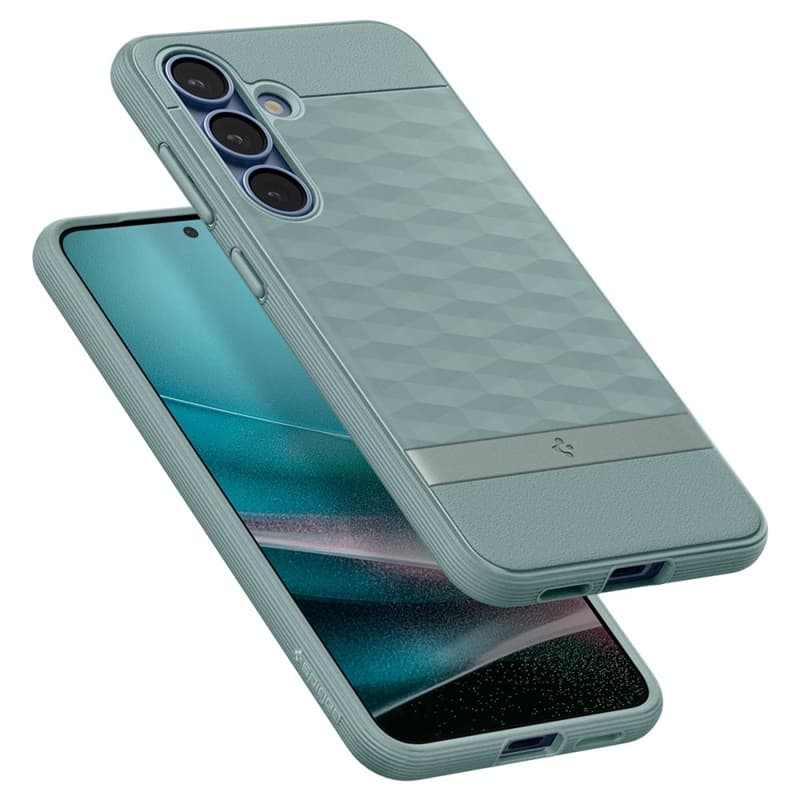 Spigen Parallax Mag MagSafe - Case for Samsung Galaxy S25+ (Sage Green) 6