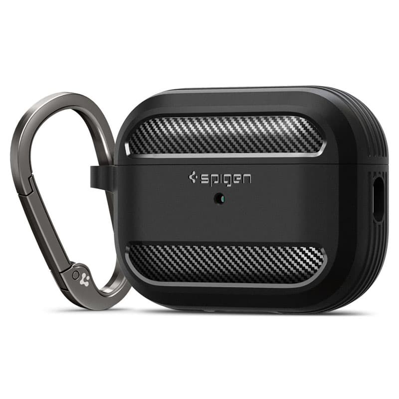 Spigen Rugged Armor - Case for Apple AirPods Pro 1 / 2 (Black) 1