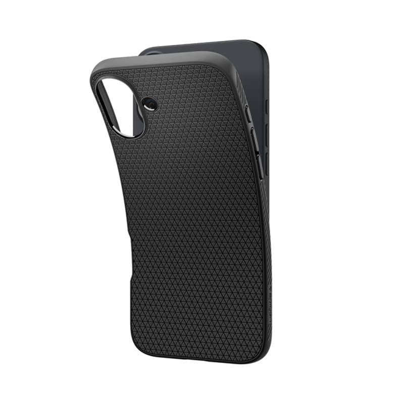 Spigen Liquid Air - Case for iPhone 16 (Matte Black) 6
