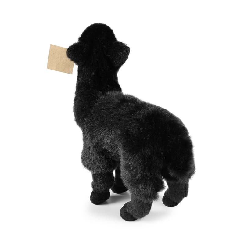 Rappa - Plush Realistic Black Llama 23 cm Eco-Friendly 4