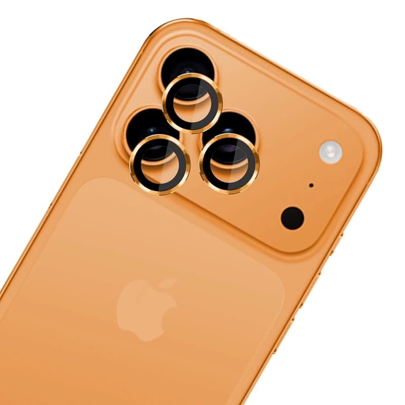 3mk Lens Protection Pro - Camera Lens Glass for iPhone 17 Pro / iPhone 17 Pro Max (Orange) 2