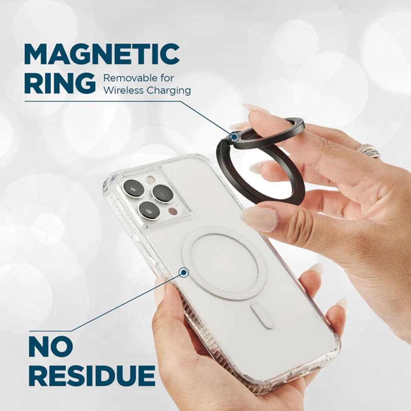 Case-Mate Magnetic Ring Stand - MagSafe finger holder with stand function (Matte Black) 3