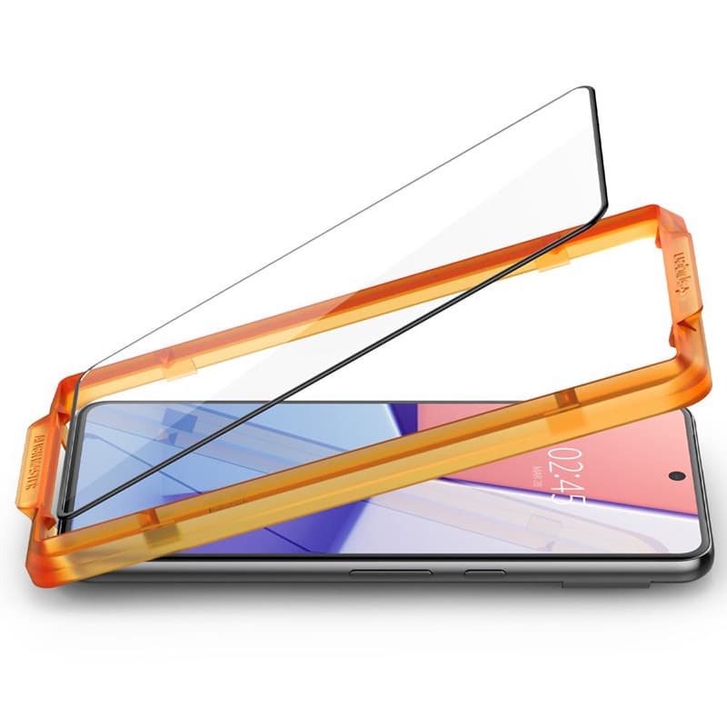 Spigen Alm Glass FC - Tempered glass for Google Pixel 8 Pro (Black frame) 4