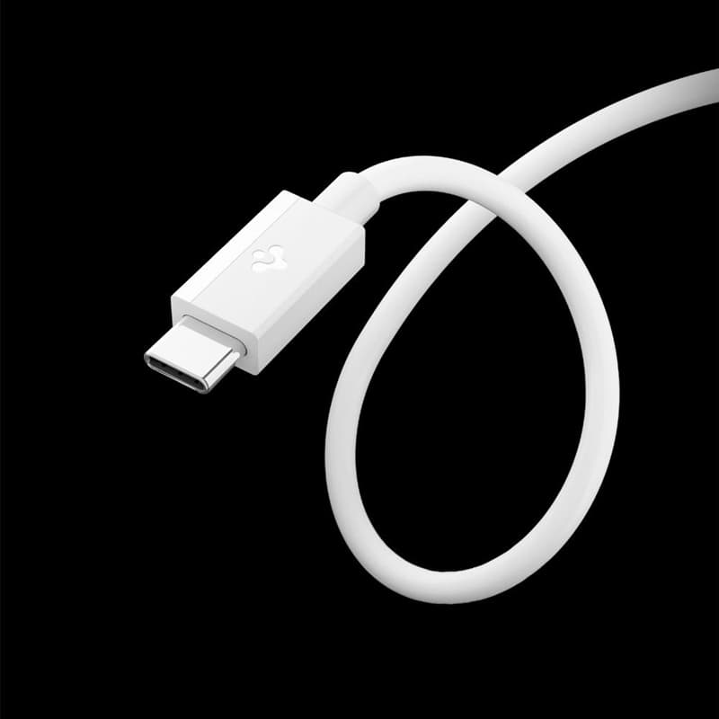Spigen EB6020AC Essential - USB-A to USB-C Cable PD 60W 2m (White) 4