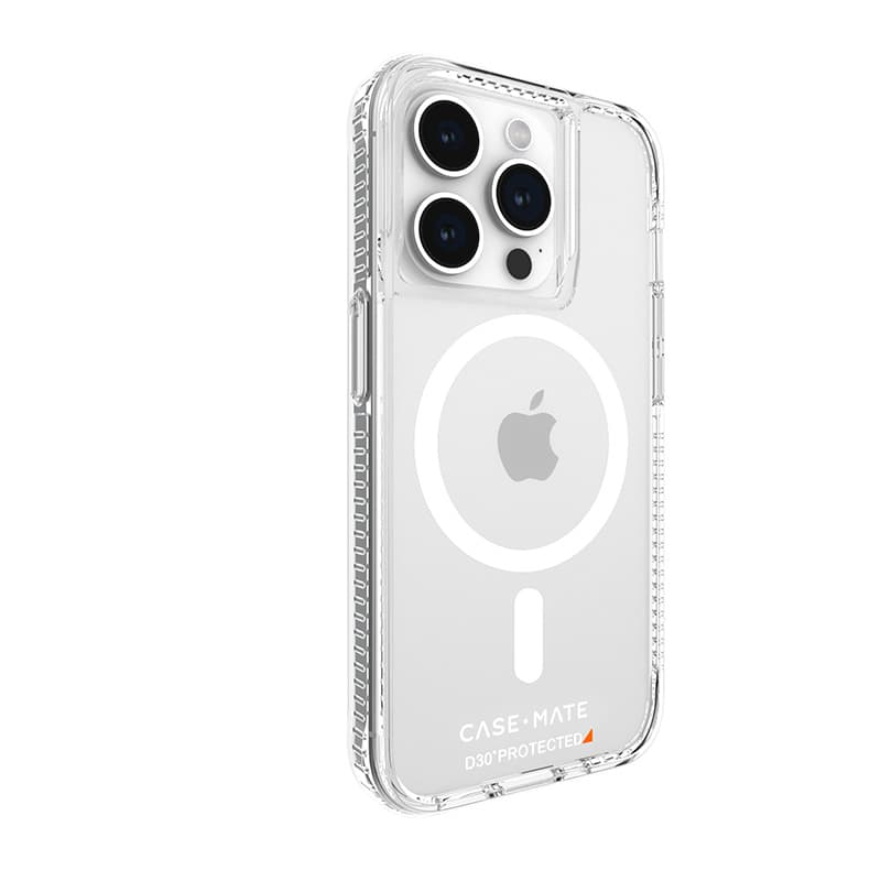 Case-Mate Ultra Tough plus D3O MagSafe - iPhone 15 Pro Case (Clear)