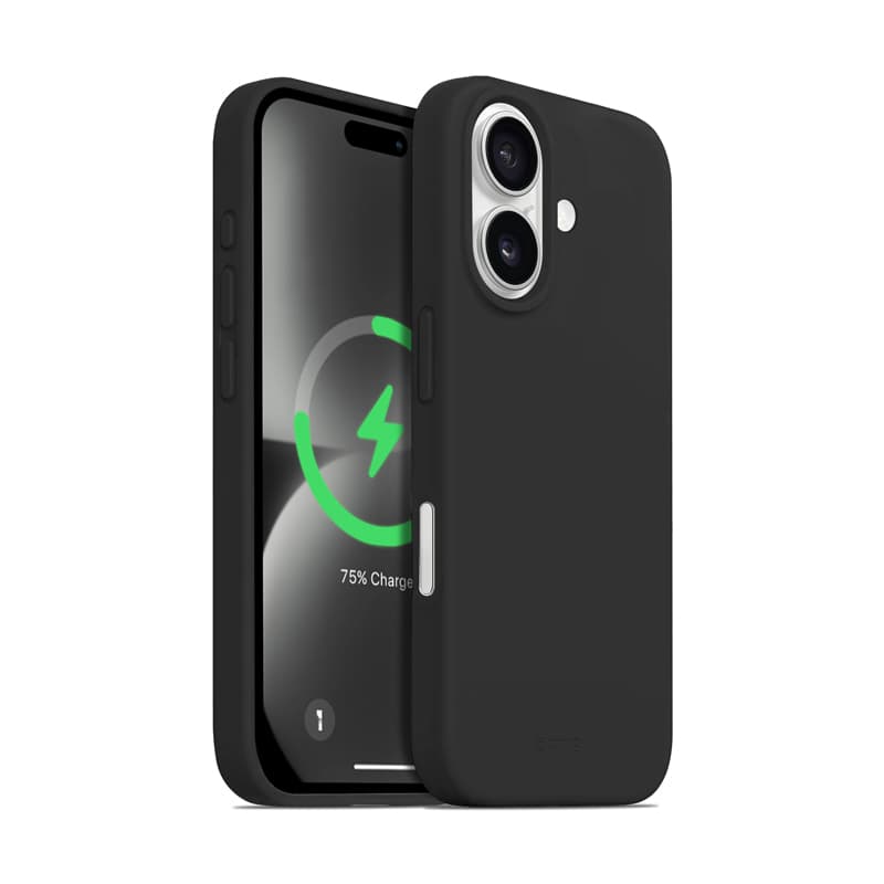 Crong Color Cover Magnetic - iPhone 16 MagSafe Case (Black) 4