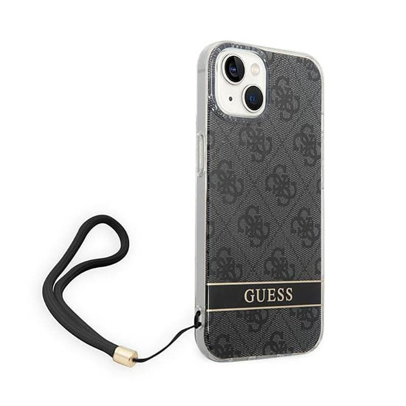 Guess 4G Print Cord - Case for iPhone 14 Plus (Black) 2