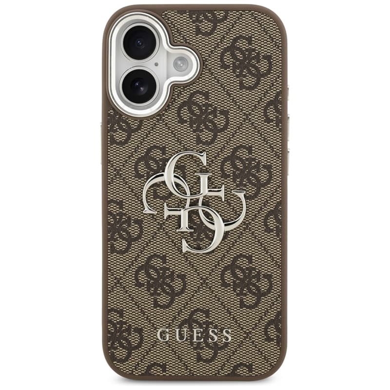 Guess 4G Big 4G Classic Logo - Case iPhone 17 (Brown / Silver) 3