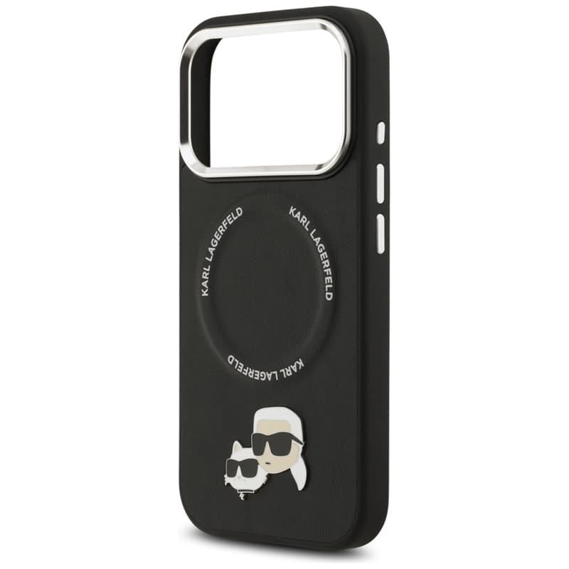Karl Lagerfeld Karl & Choupette Pins MagSafe - Case for iPhone 17 Pro (black) 6