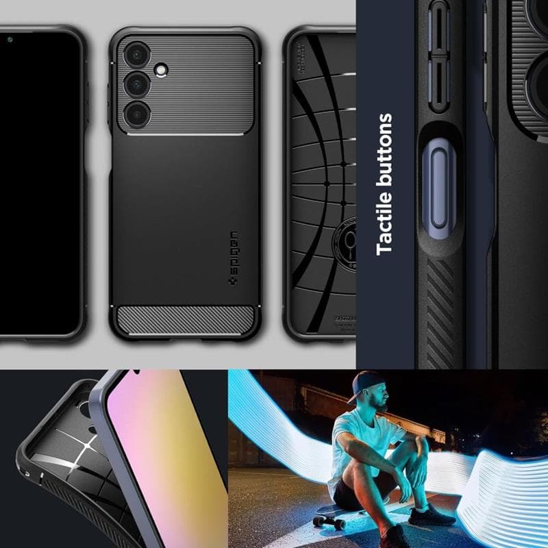 Spigen Rugged Armor - Case for Samsung Galaxy A25 5G (Black) 2