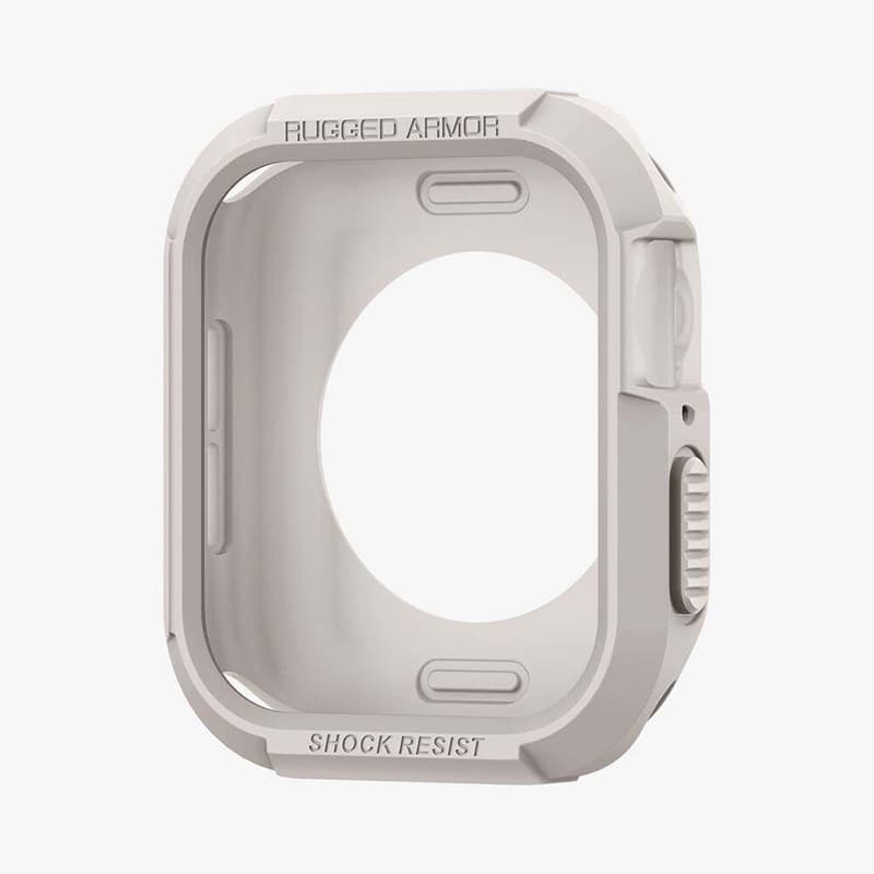 Spigen Rugged Armor - Case for Apple Watch 4/5/6/7/8/9/SE 44/45 mm (Dune Beige) 5