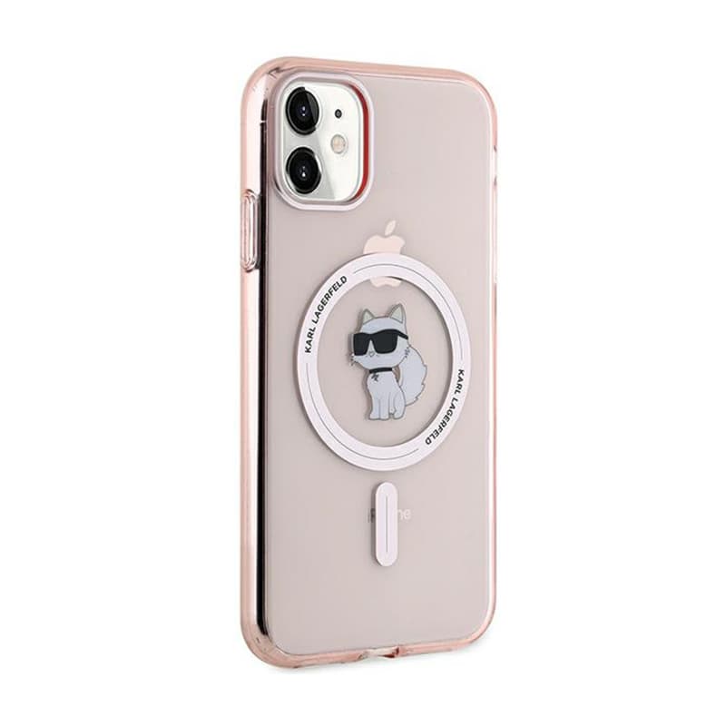 Karl Lagerfeld IML Choupette MagSafe - Case for iPhone 11 (Pink) 4