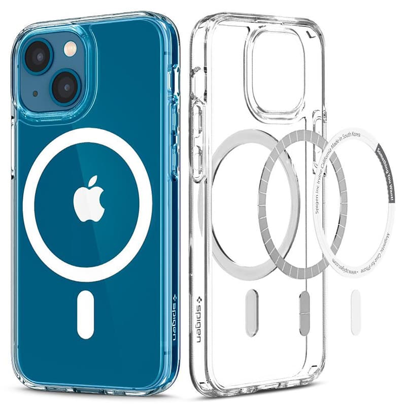 Spigen Ultra Hybrid Mag MagSafe - iPhone 13 Case (White) 2