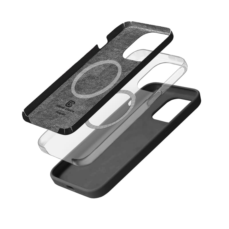 Crong Color Cover Magnetic - iPhone 15 Pro Max MagSafe Case (Titanium) 3