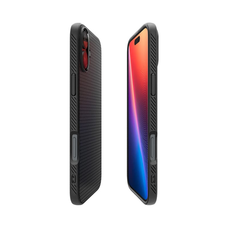 Spigen Liquid Air - Case for iPhone 16 (Matte Black) 7