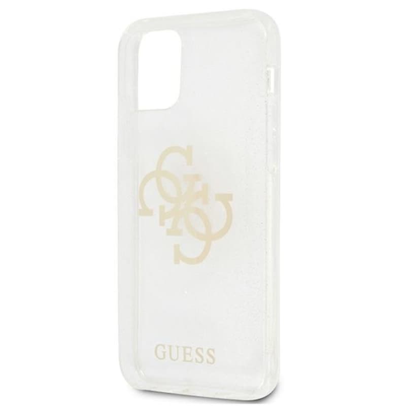 Guess Glitter 4G Big Logo - Case for iPhone 12 Pro Max (Transparent) 6