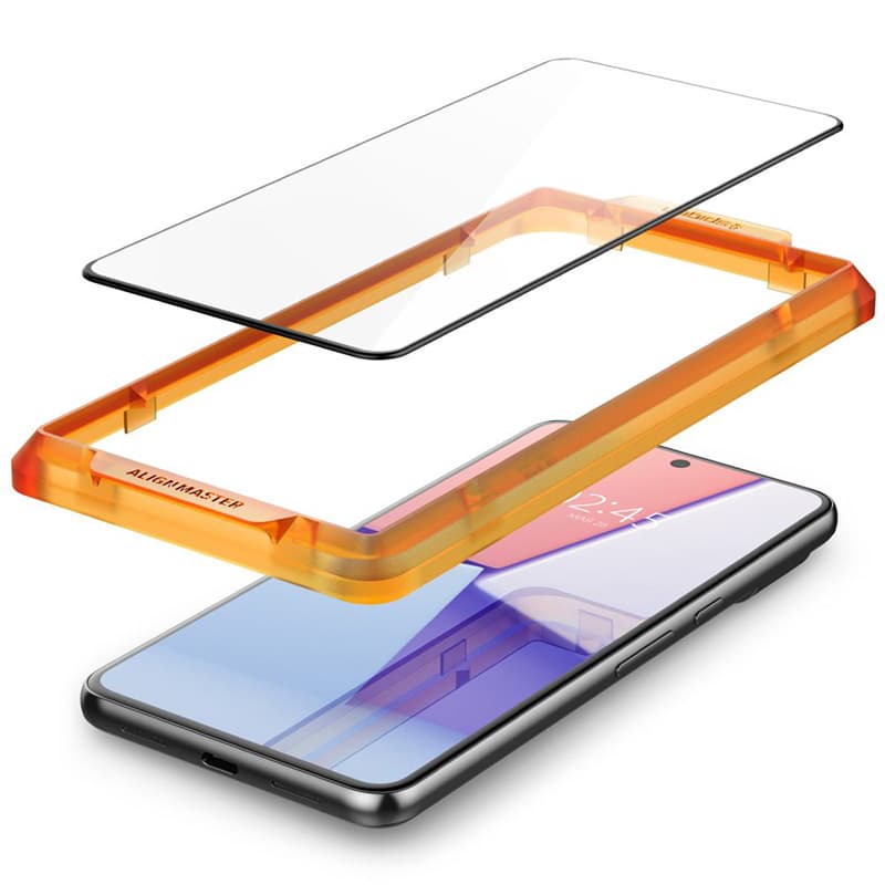 Spigen Alm Glass FC - Tempered glass for Google Pixel 8 Pro (Black frame) 5