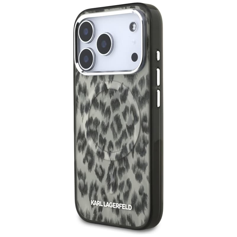 Karl Lagerfeld IML Leopard Pattern MagSafe - Case for iPhone 17 Pro (brown) 2