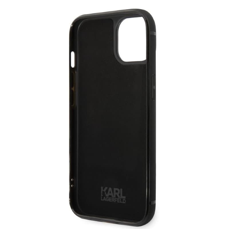 Karl Lagerfeld Signature Logo Cardslot - Case for iPhone 14 Plus (Black) 7