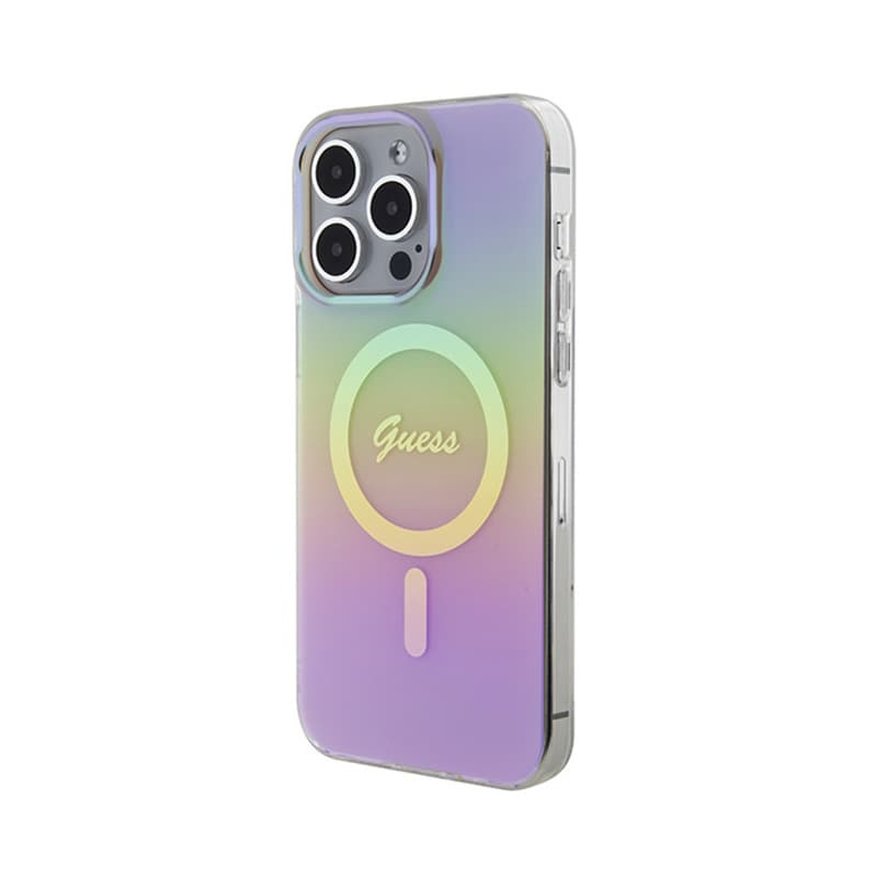Guess IML Iridescent MagSafe - iPhone 15 Pro Max Case (pink) 2