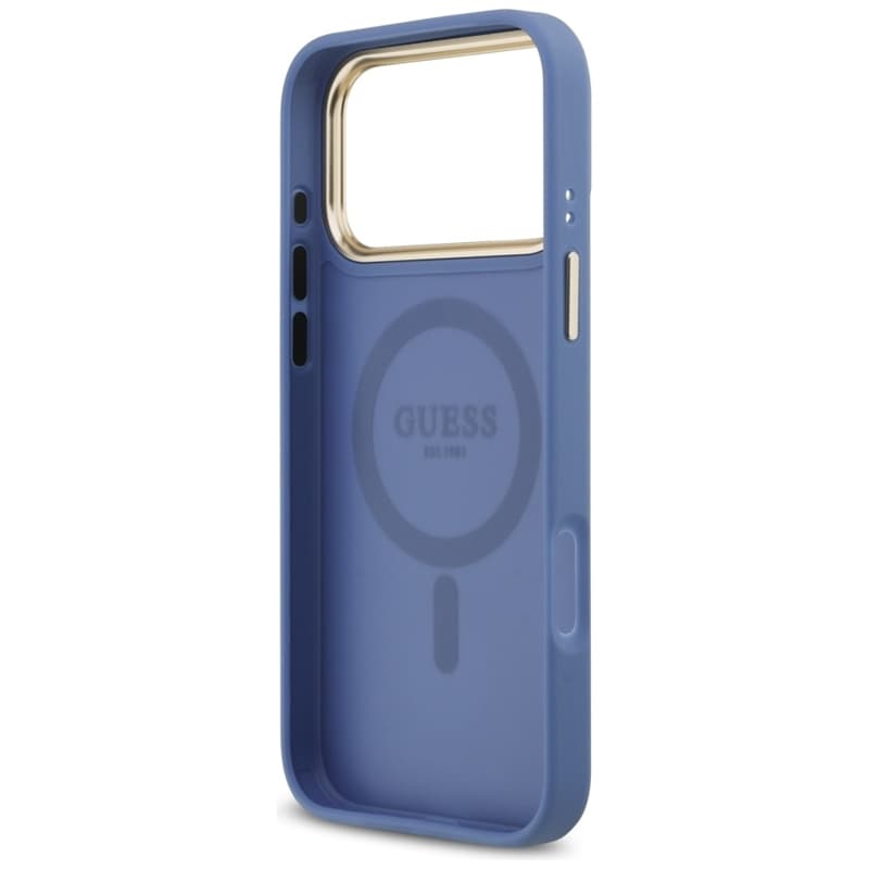 Guess 4G Strass Logo MagSafe - Case iPhone 17 Pro Max (Blue) 7