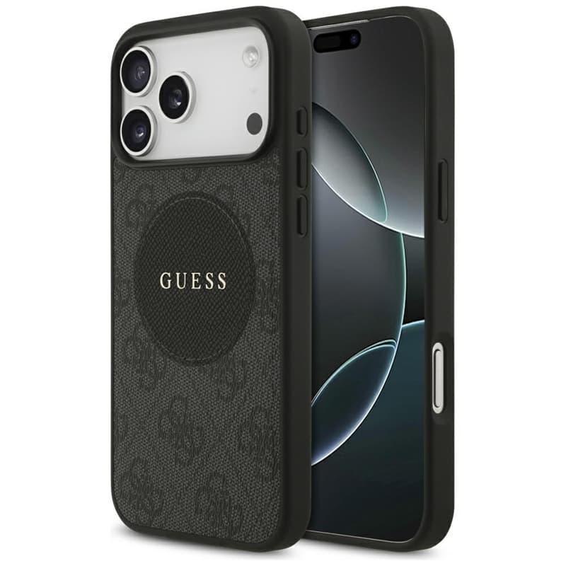 Guess 4G Circle Classic Logo MagSafe – Case iPhone 17 Pro Max (Black) 1