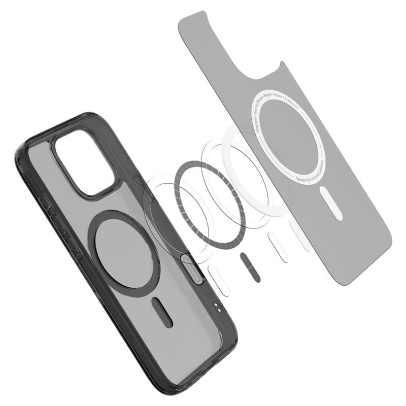 Spigen Ultra Hybrid T Mag MagSafe - Case for iPhone 16 Pro (Frost Black) 6
