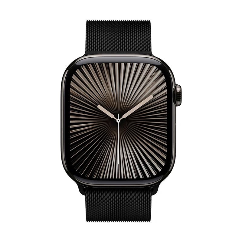 Crong Milano Steel - Stainless Steel Strap for Apple Watch 44/45/46/49 mm (Black) 2