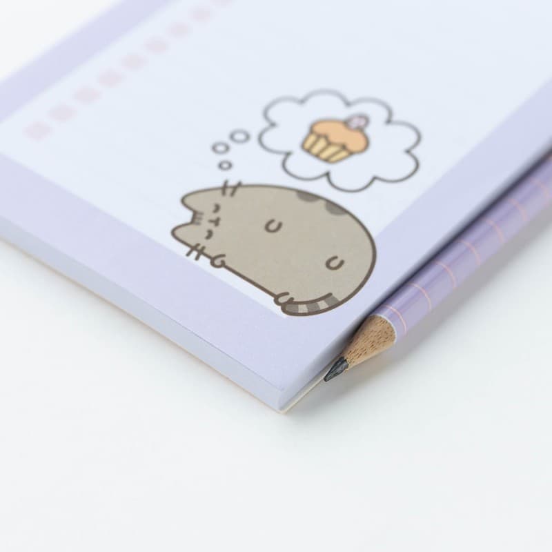 Pusheen - Notebook with fridge magnet + pencil from the Moments collection 4