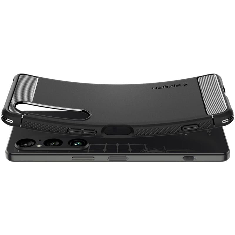 Spigen Rugged Armor - Case for Sony Xperia 1 VI (Matte Black) 5