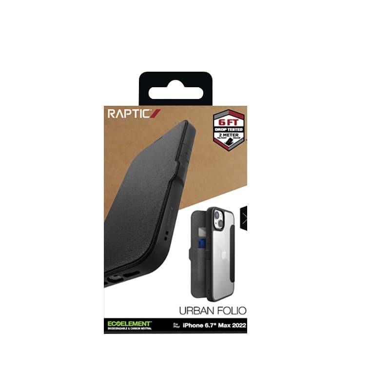 X-Doria Raptic Urban Folio - Flip Case for iPhone 14 Plus (Black) 8