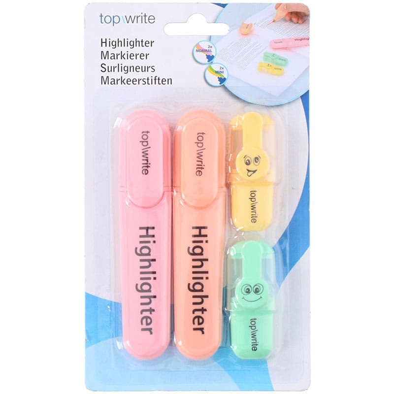Topwrite - Set of highlighters 4 colours 1