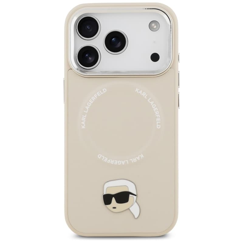 Karl Lagerfeld Karl Pin MagSafe - Case for iPhone 17 Pro (beige) 3