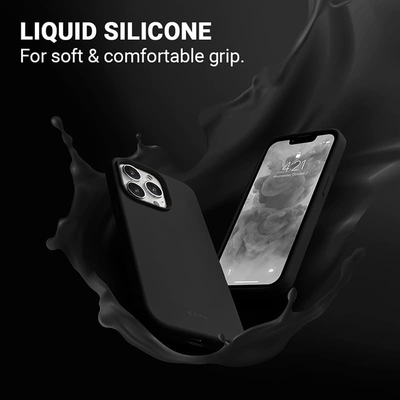Crong Color Cover - iPhone 13 Pro Case (Black) 5