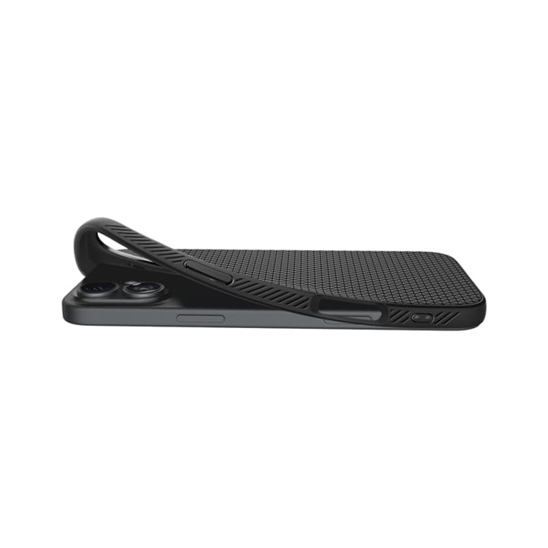 Spigen Liquid Air - Case for iPhone 16 (Matte Black) 8