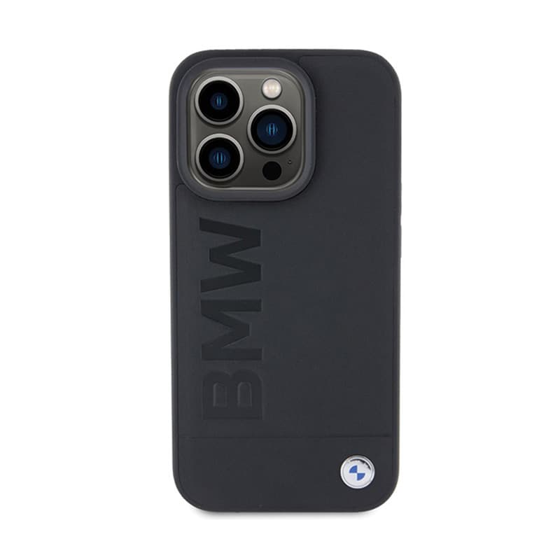 BMW Leather Hot Stamp MagSafe - Case for iPhone 15 Pro Max (Black) 3