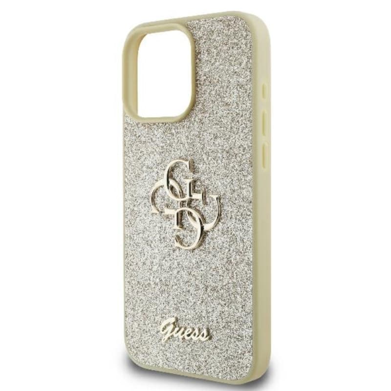 Guess Fixed Glitter Big 4G - Case for iPhone 16 Pro (gold) 6