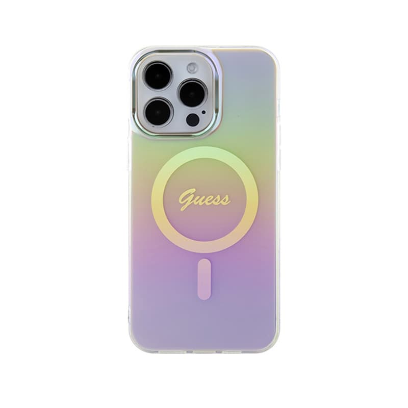 Guess IML Iridescent MagSafe - iPhone 15 Pro Max Case (pink) 3