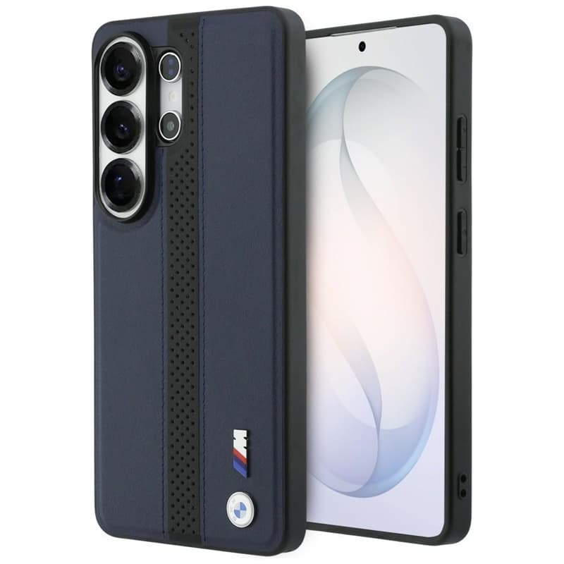 BMW M Perforated Stripe Logo MagSafe - Samsung Galaxy S26 Ultra Case (Navy Blue) 1