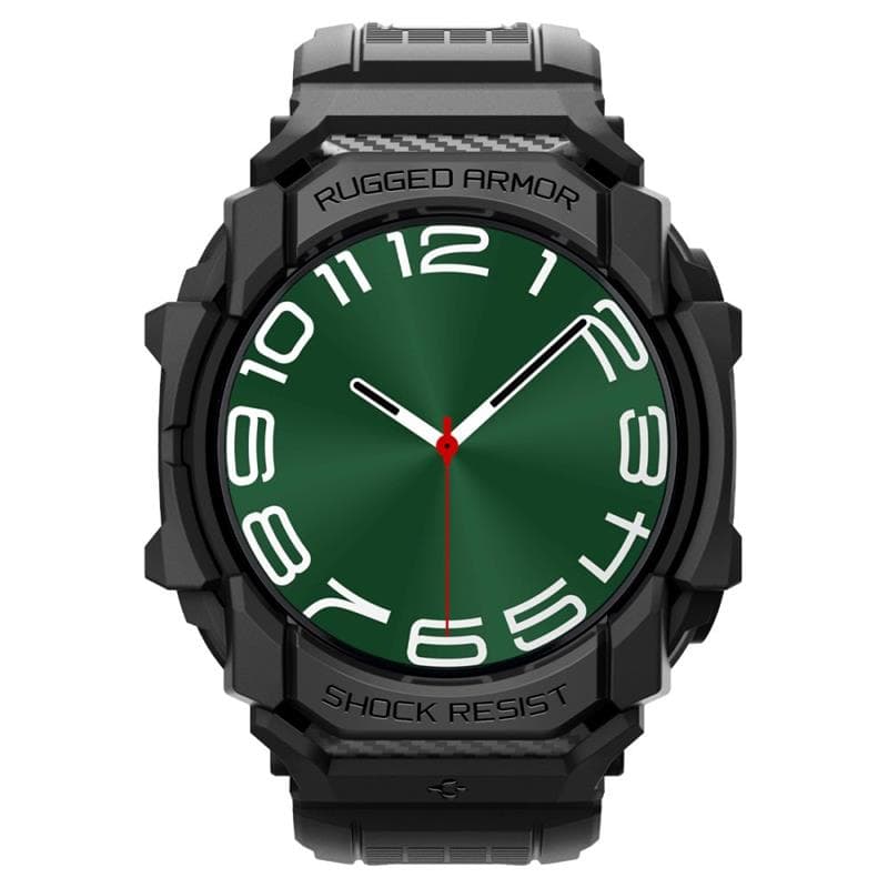Spigen Rugged Armor Pro - Strap + Case for Samsung Galaxy Watch Ultra 47 mm (2025/2024) (Matte Black) 2