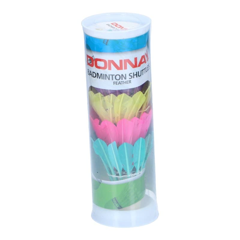 Donnay - Feather Badminton Shuttlecock 5 pcs (colorful) 2