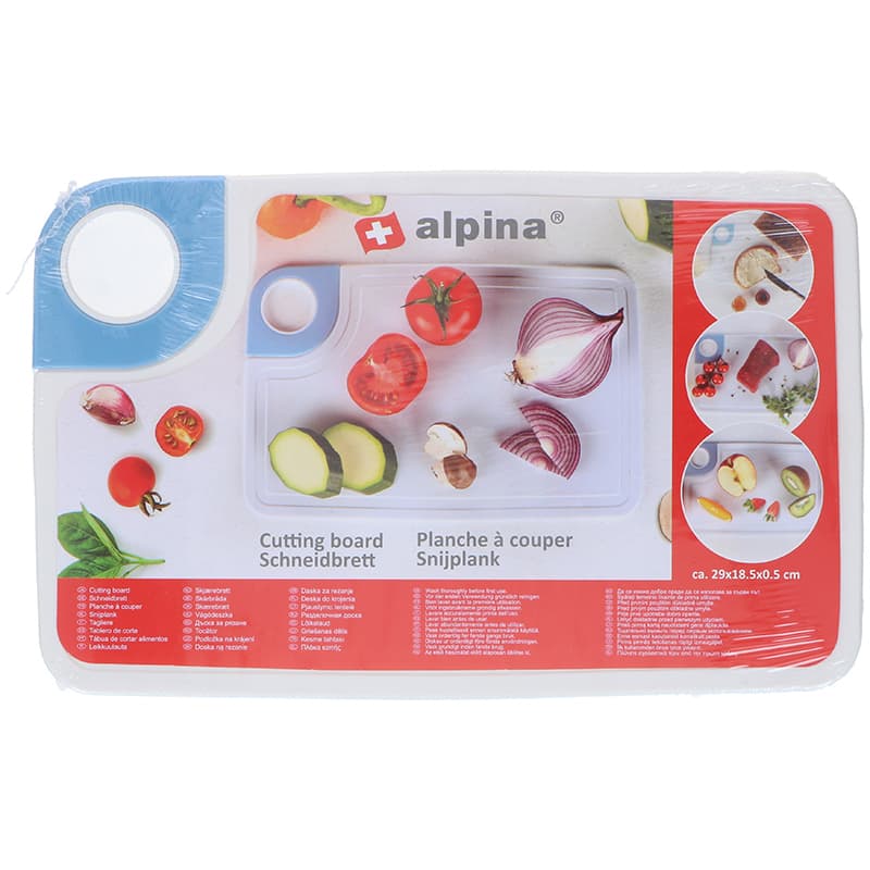 Alpina - Cutting board made of durable plastic (blue) 4