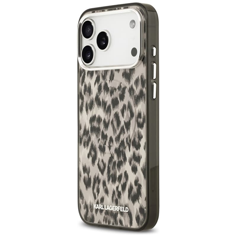 Karl Lagerfeld IML Leopard Pattern MagSafe - Case for iPhone 17 Pro Max (brown) 2