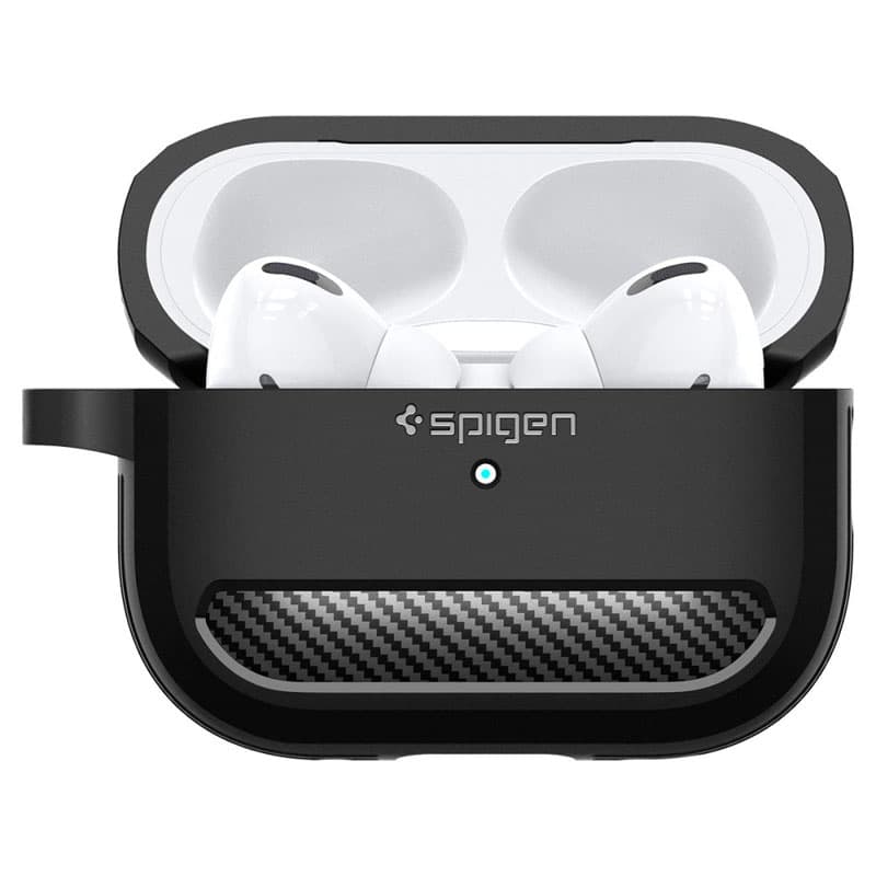 Spigen Rugged Armor - Case for Apple AirPods Pro 1 / 2 (Black) 2