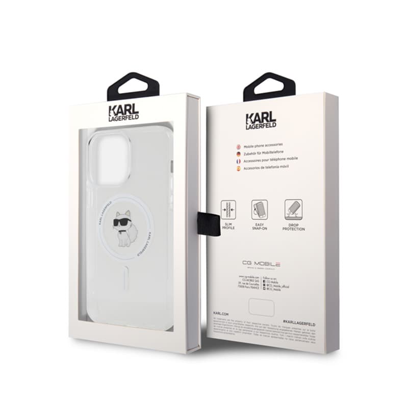 Karl Lagerfeld IML Choupette MagSafe - Case for iPhone 15 Pro Max (clear) 8