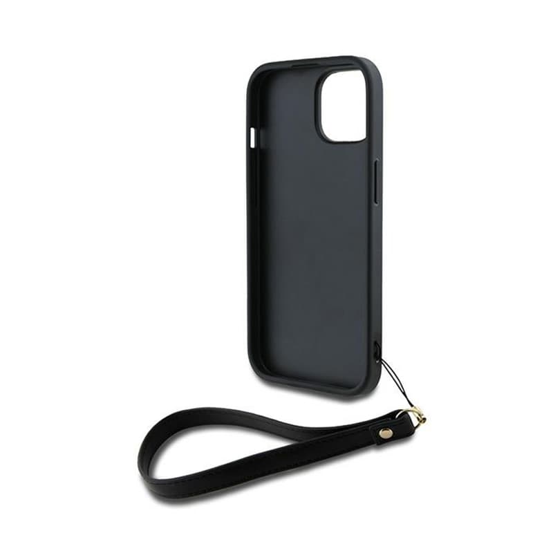 DKNY Wrist Strap Stock Logo - Case for iPhone 14 / 15 / 13 (Black) 4
